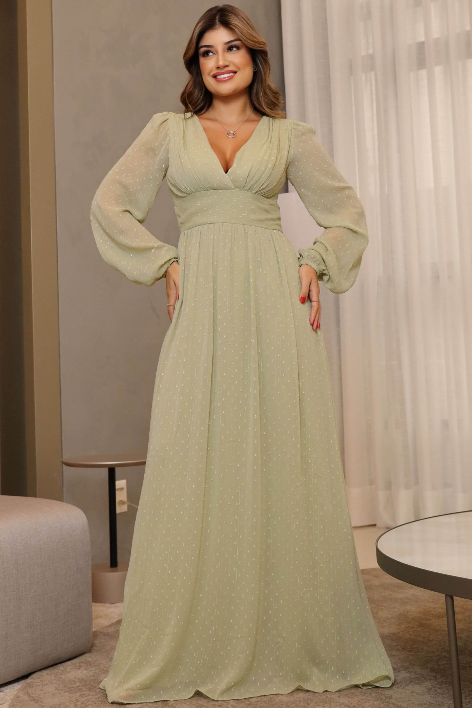 Vestido Viscolycra Vestido Longo De Inverno Para Festa Vestido Com