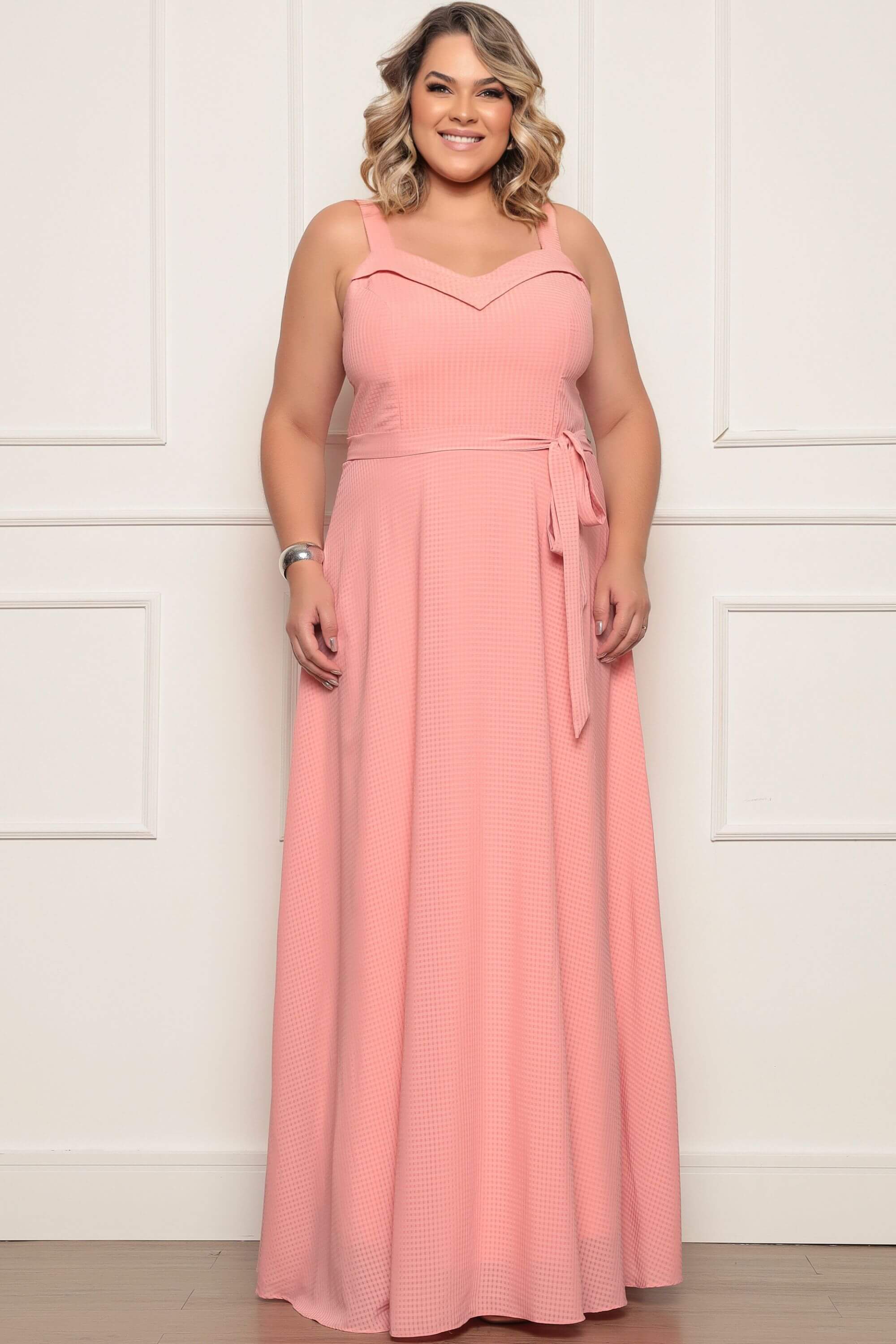 Vestido Madrinha Plus Size Renda Rosa Para Vestido Vestido Rosa